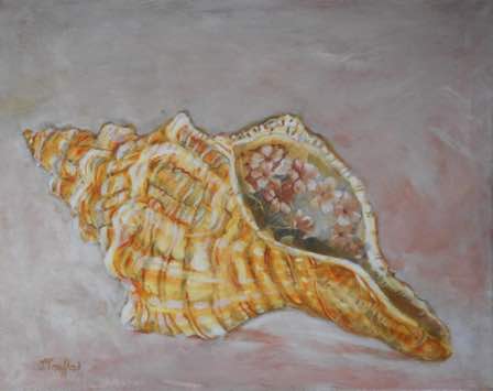 The Conch’s Flower Show
21” x 17”
framed mixed media on canvas The Conch’s Flower Show
21” x 17”
framed mixed media on canvas